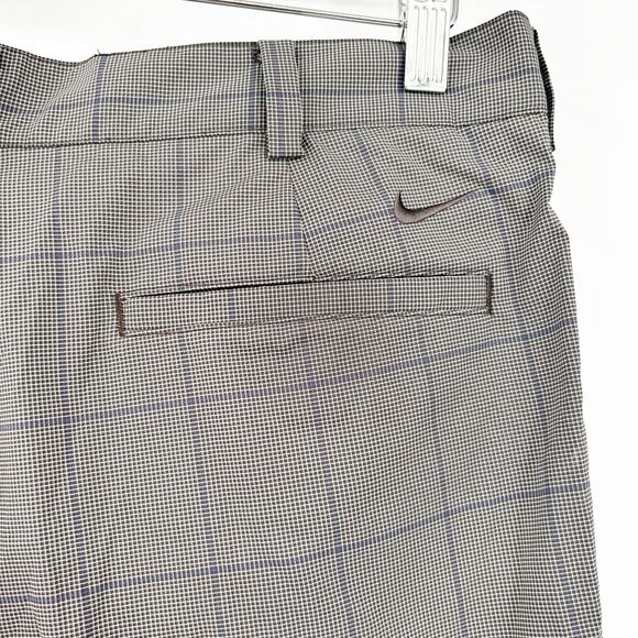 Nike Golf Mens Athleisure Performance Dri Fit Gridline Houndstooth Pants 32 M - Picture 8 of 10